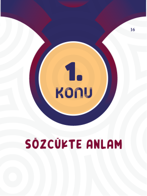 8. SINIF TÜRKÇE - SORU BANKASI - 1.KONU
